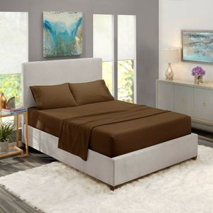 Brown Egyptian Comfort Bed Sheets 4 Piece! Sale!